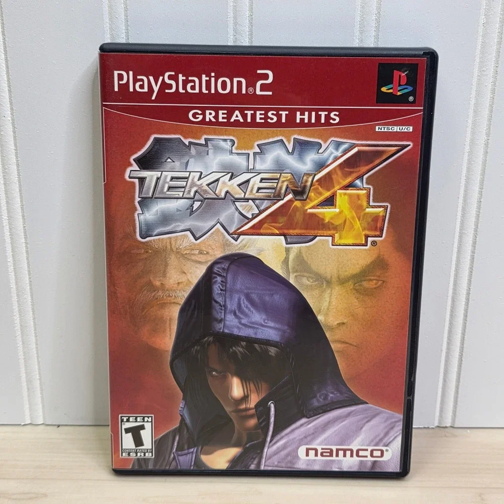 Tekken 4‎ Sony PlayStation 2 PS2 Greatest Hits Namco Fighting Game CIB Manual